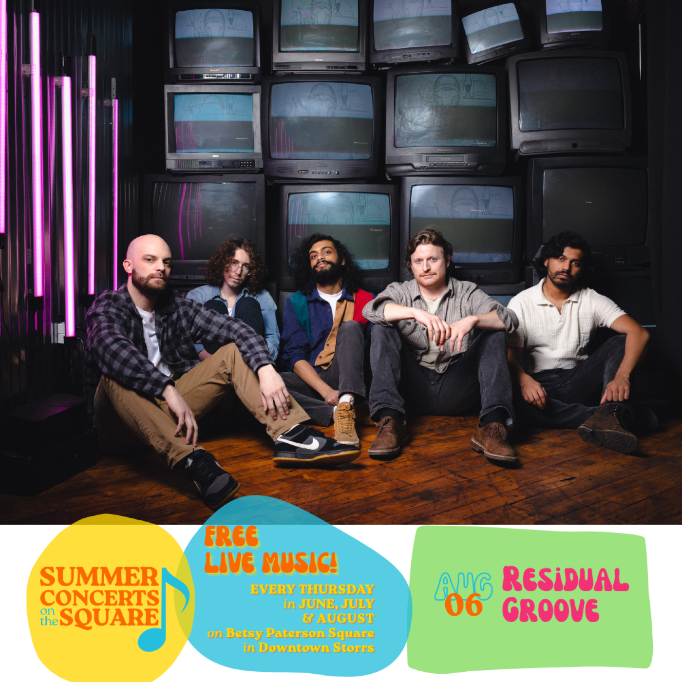Summer Concerts on the Square: RESIDUAL GROOVE | CTvisit